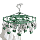 Tendedero de Ropa de Acero Inoxidable con Pinzas Antideslizantes 18/24 Clips Ahorro de Espacio