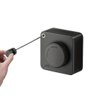 Tendedero de ropa de alambre para interior y exterior, retráctil y almacenamiento oculto, instalación de doble propósito con o sin perforación, compac