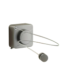 Tendedero de ropa de alambre para interior y exterior, retráctil y almacenamiento oculto, instalación de doble propósito con o sin perforación, compac