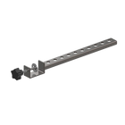 Tendedero de Ropa de Aluminio Montado en Pared, Plegable y Giratorio, Negro