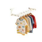 Tendedero de Ropa de Pared de Alta Resistencia, Ahorro de Espacio, Plegable
