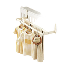 Tendedero de Ropa de Pared de Alta Resistencia, Ahorro de Espacio, Plegable