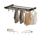 Tendedero de Ropa de Pared Plegable y Ahorrador de Espacio