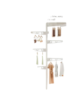 Tendedero de Ropa de Pie con Alas Plegables, Extensible, para Balcón y Dormitorio