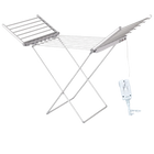 Tendedero de Ropa Eléctrico Calefactable Plegable de Aluminio - Secado Rápido y Silencioso para Interiores
