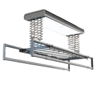 Tendedero de Ropa Eléctrico con Control Remoto para Balcón, Aluminio, Plegable con Luz