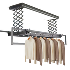 Tendedero de Ropa Eléctrico con Control Remoto, Aleación de Aluminio, Plegable con Luz para Balcón