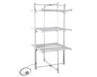 Tendedero de Ropa Eléctrico de Pie - Torre de Calefacción y Colgador de Aluminio