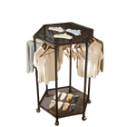 Tendedero de Ropa Giratorio 360° Portátil Doble Capa para Suelo