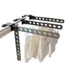 Tendedero de Ropa Giratorio y Plegable de Aluminio para Pared