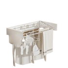 Tendedero de Ropa Invisible para Pared, Plegable y Retráctil