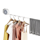 Tendedero de Ropa Invisible Rotatorio Telescópico para Interior y Exterior