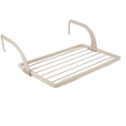 Tendedero de Ropa para Balcón 3m, Extensible, Diseño Compacto 55 x 33.5 cm, Resina Duradera para Interior y Exterior, Perfecto para Colgar Ropa en Bal