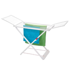 Tendedero de Ropa Plegable Blanco 20m² – Autoportante, Ahorro de Espacio, Resistente, 180x108x55 cm para Balcón y Jardín