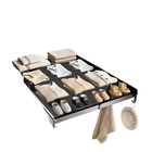 Tendedero de Ropa Plegable con Gancho y Red Ajustable para Balcón, Colgar Zapatos, Calcetines, Ahorro de Espacio, Sobre Puerta