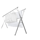 Tendedero de Ropa Plegable de 2M de Acero Inoxidable