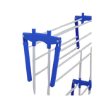 Tendedero de Ropa Plegable de 4 Niveles, Kynley Acero Inoxidable Vertical con Ruedas para Uso Interior y Exterior, Estable y Plegable, Ideal para Seca