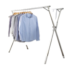 Tendedero de Ropa Plegable de Acero Inoxidable - Compacto y Fácil Almacenamiento