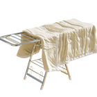 Tendedero de Ropa Plegable de Acero Inoxidable Multifuncional para Balcón