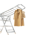 Tendedero de Ropa Plegable de Acero Inoxidable Multifuncional para Balcón