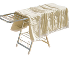 Tendedero de Ropa Plegable de Acero Inoxidable Multifuncional para Balcón