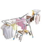 Tendedero de Ropa Plegable de Acero Inoxidable para Interior y Exterior – Balcón, Jardín y Más