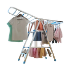 Tendedero de Ropa Plegable de Acero Inoxidable para Interior y Exterior – Balcón, Jardín y Más
