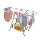 Tendedero de Ropa Plegable de Acero Inoxidable para Interior y Exterior – Balcón, Jardín y Más