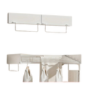 Tendedero de Ropa Plegable de Acero Inoxidable para Pared - Colgador Retráctil para Interior, Balcón y Viaje