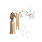 Tendedero de Ropa Plegable de Acero Reforzado, Resistente, para Interior y Exterior, Balcón