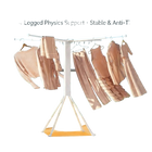 Tendedero de Ropa Plegable de Acero Reforzado, Resistente, para Interior y Exterior, Balcón