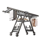 Tendedero de Ropa Plegable de Aleación de Aluminio para Interior y Exterior Multifuncional