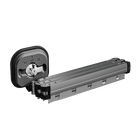 Tendedero de ropa plegable de aluminio extensible con ventosa - Negro