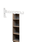 Tendedero de ropa plegable de aluminio montaje en pared, resistente, ahorra espacio, para baño, balcón, dormitorio