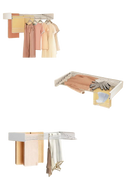 Tendedero de Ropa Plegable de Pared - Ahorra Espacio