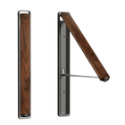 Tendedero de Ropa Plegable de Pared Sin Taladro de Aluminio y Ahorro de Espacio para Balcón y Interior