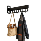 Tendedero de Ropa Plegable de Pared, Cuerda Telescópica Invisible para Balcón, Secado Multifuncional