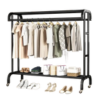Tendedero de Ropa Plegable de Pie para Balcón - Secador de Edredones y Ropa Interior