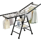 Tendedero de ropa plegable de suelo a techo para balcón, hogar, bebé y exterior