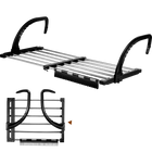 Tendedero de Ropa Plegable Extensible de Acero Inoxidable para Radiador, Balcón y Ventana