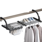 Tendedero de Ropa Plegable Extensible de Acero Inoxidable para Radiador, Balcón y Ventana