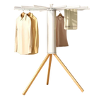 Tendedero de Ropa Plegable Forma de Pulpo para Espacios Pequeños - De Suelo a Techo - Ahorra Espacio - Diseño Minimalista para Balcón Hogar