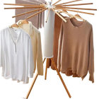 Tendedero de Ropa Plegable Forma de Pulpo para Espacios Pequeños, Ahorrador de Espacio de Suelo a Techo, Perchero para Balcón, Diseño Minimalista