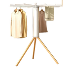 Tendedero de Ropa Plegable Forma de Pulpo para Espacios Pequeños, Ahorrador de Espacio de Suelo a Techo, Perchero para Balcón, Diseño Minimalista