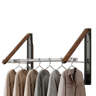 Tendedero de Ropa Plegable Invisible Estirable para Balcón y Ventana, Montaje en Pared sin Taladro