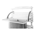 Tendedero de Ropa Plegable Karawan - Gris y Blanco, 3 Metros de Capacidad, Compacto 50x34x15.5 cm