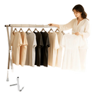 Tendedero de Ropa Plegable Mejorado – para Uso Interior y Exterior | Resistente, Portátil, Ahorra Espacio de Metal