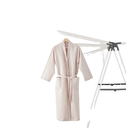 Tendedero de Ropa Plegable Metálico con Pinzas para Calcetines, Ajustable en Altura, para Interior y Exterior
