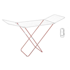 Tendedero de Ropa Plegable NAKLOE - Expandible de Acero Inoxidable, 20m de Superficie, 180x55x110cm