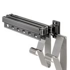 Tendedero de ropa plegable para balcón, secado telescópico, tendedero oculto, barra de secado para interior y baño